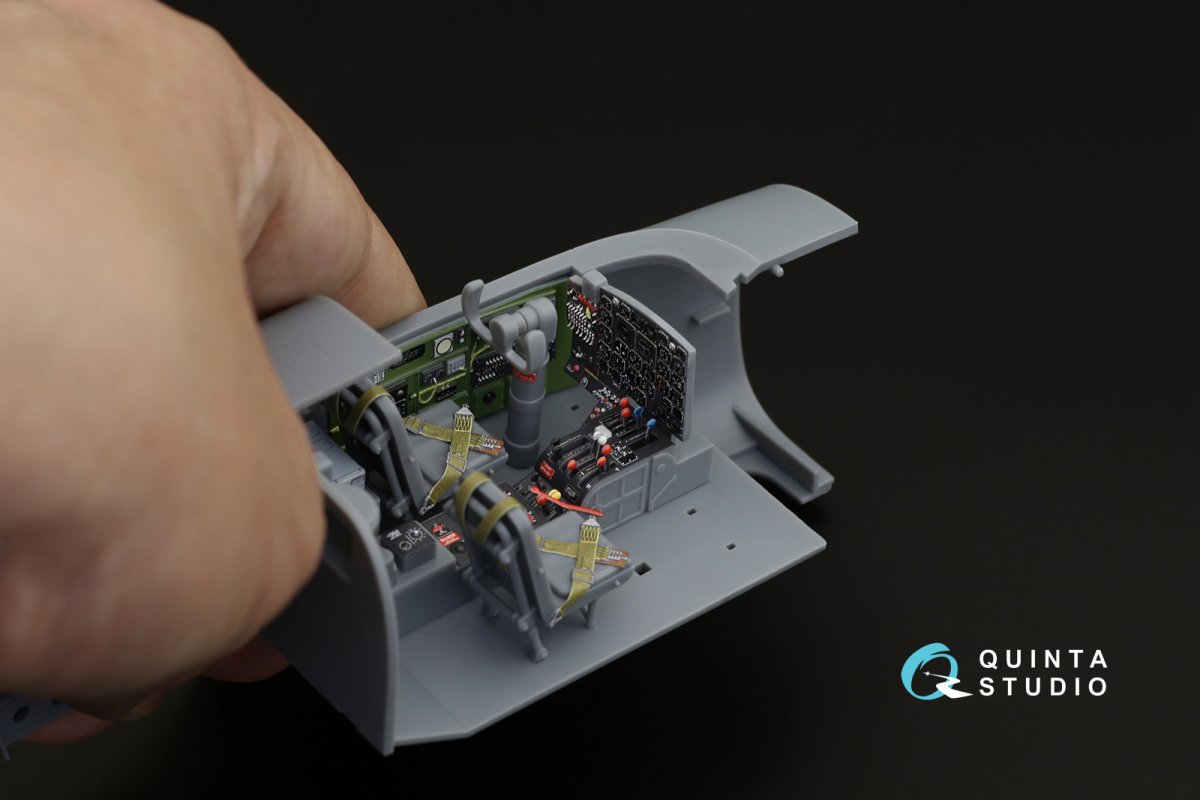 Quinta Studio QD32127 A-26B 3D-Printed &amp;amp; colored Interior on decal paper (Hobby Boss) 1/32 – image 10