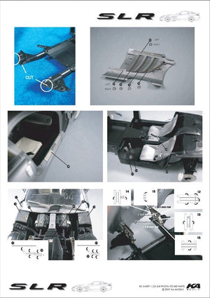 KA Models KE-24009 Mercedes SLR Detail-up Etched part 1/24 – zdjęcie 2