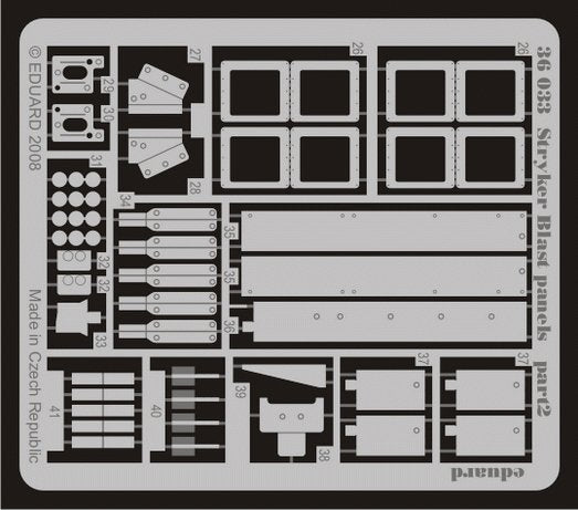 Eduard 36033 Stryker blast panels 1/35 Trumpeter – zdjęcie 2