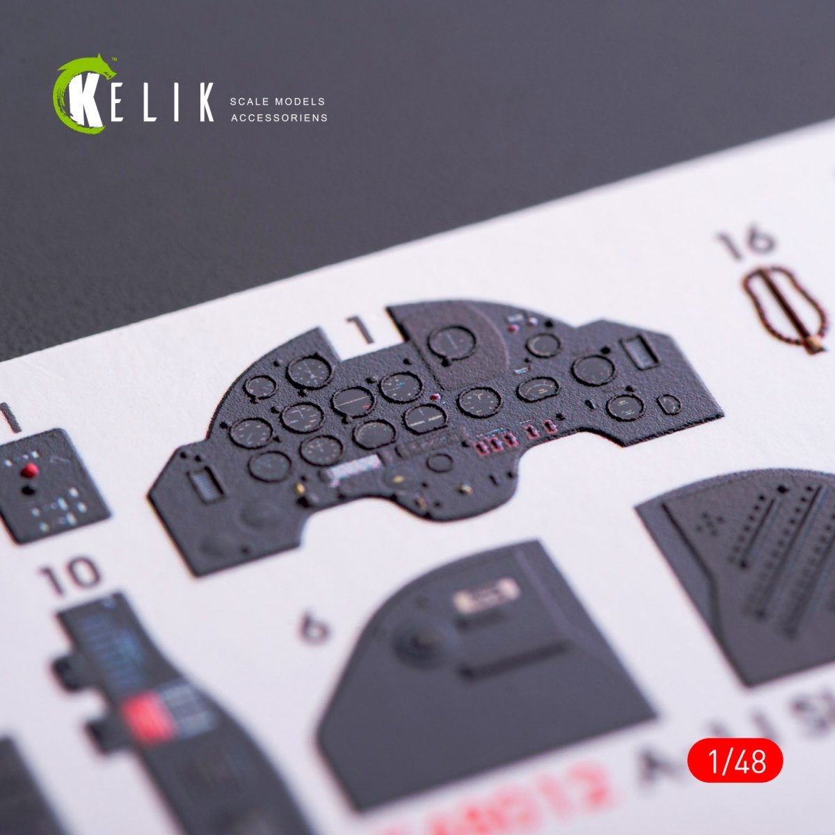 KELIK K48012 A-1J SKYRAIDER INTERIOR 3D DECALS FOR TAMIYA KIT 1/48 – zdjęcie 3