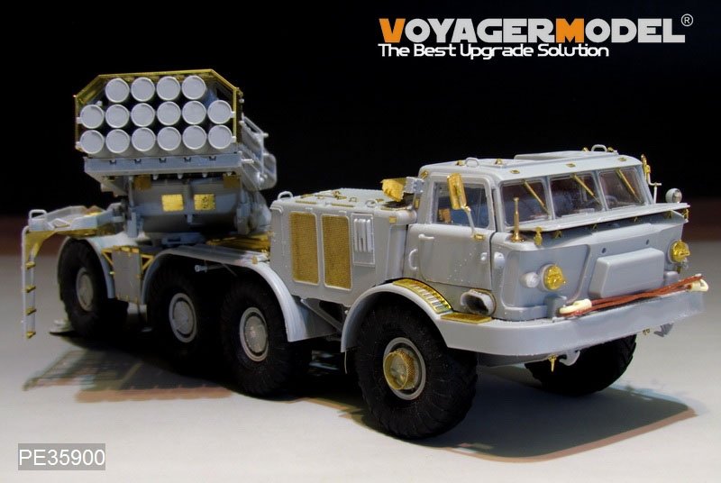 Voyager Model PE35900 Modern Russian 9P140 TEL of 9K57 Uragan(BM-27) MLRS Basic For TRUMPETER 1/35 – zdjęcie 7