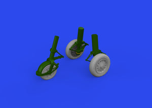 Eduard 648968 J-35 Draken wheels Type 2 HASEGAWA 1/48 – zdjęcie 3