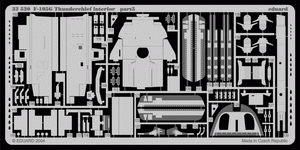 Eduard 32520 F-105G interior 1/32 TRUMPETER – zdjęcie 2