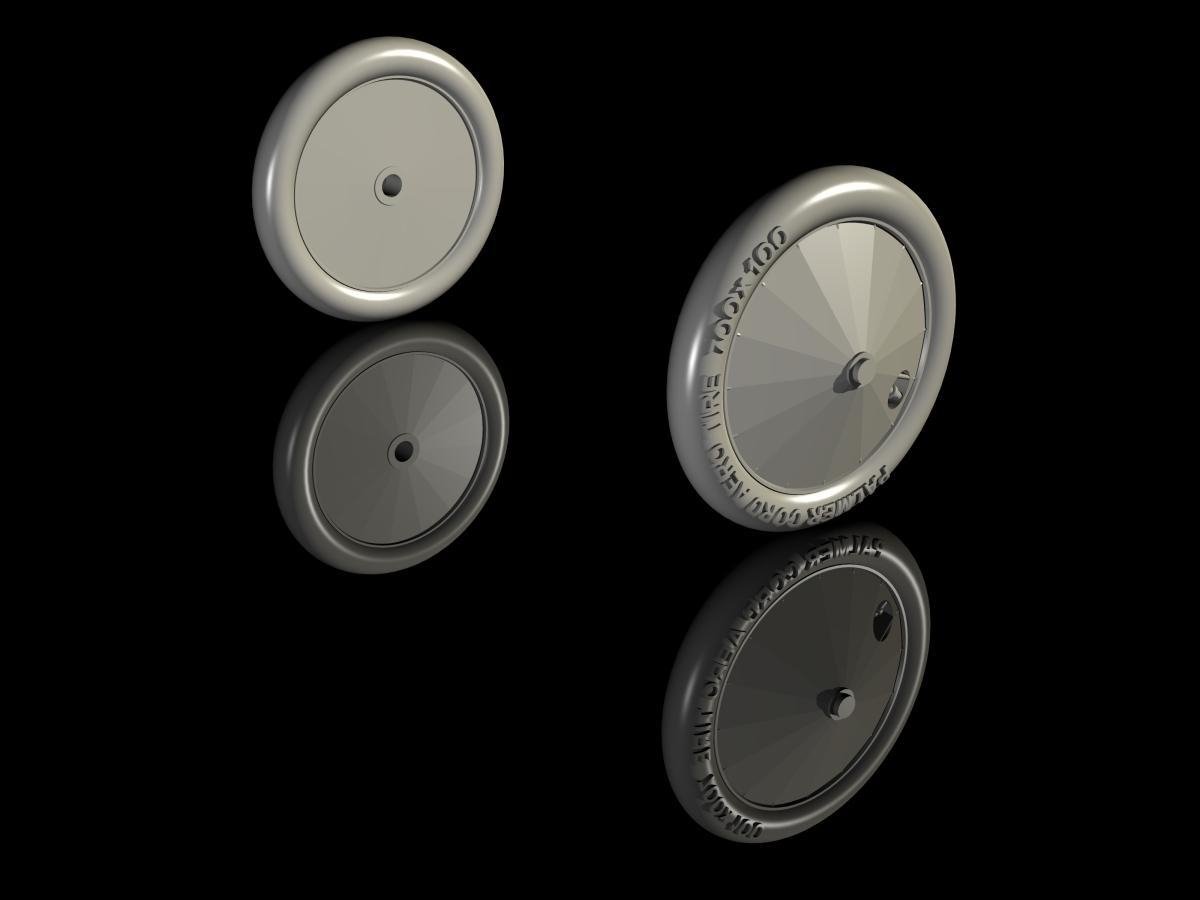 CMK Q48280 SE.5a – Correction Wheels Set for Eduard/Roden kits 1/48