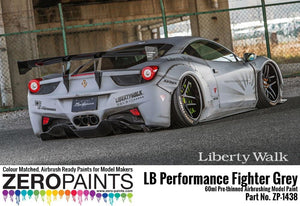 Zero Paints ZP-1438 - LB Performance Zero Fighter (Combat Style) Grey Paint (LB Works Ferrari 458, Lamborghini Aventador, Murciéelago) 60ml – zdjęcie 3