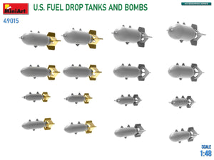 MiniArt 49015 U.S. FUEL DROP TANKS AND BOMBS 1/48 – zdjęcie 5