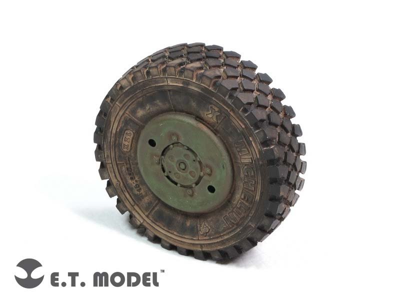 E.T. Model ER35-041 Modern U.S. M1070 Truck Tractor Weighted Road Wheels For HOBBYBOSS 85502 1/35 – zdjęcie 4