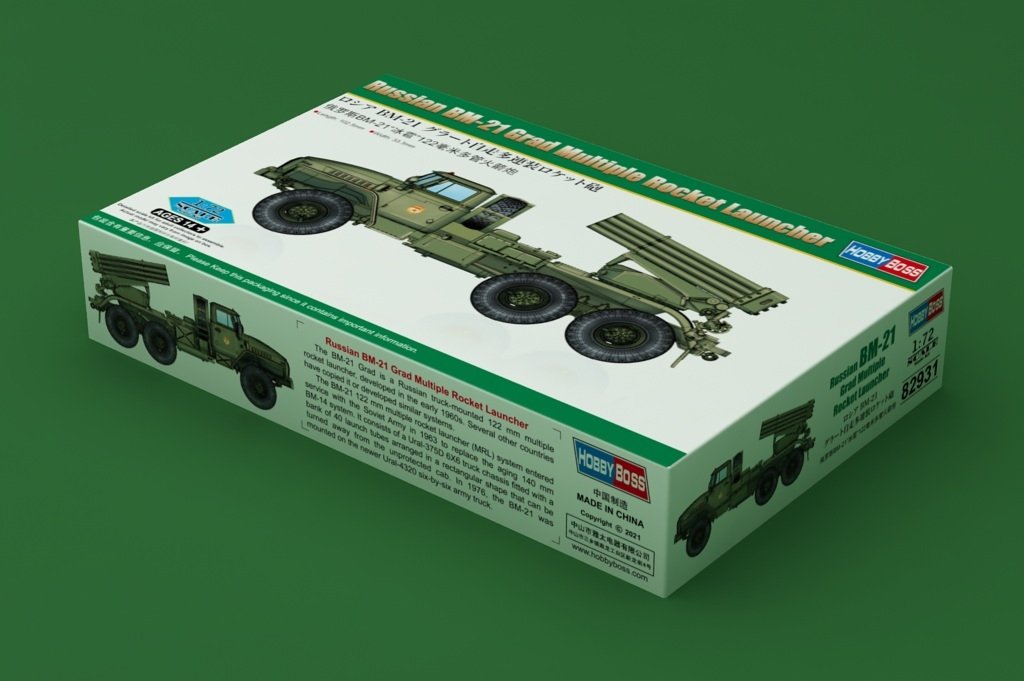 Hobby Boss 82931 Russian BM-21 Grad Multiple Rocket Launcher 1/72 – image 2