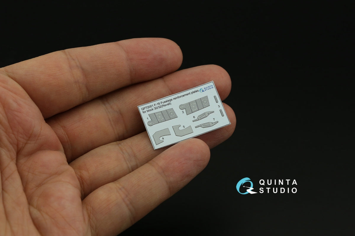 Quinta Studio QP72001 F-16 block 30/32 reinforcement plates (Revell) 1/72 – image 2