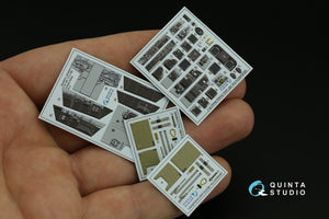 Quinta Studio QD48374 F/A-18F early 3D-Printed &amp;amp; colored Interior on decal paper (Hobby Boss) 1/48 – image 5