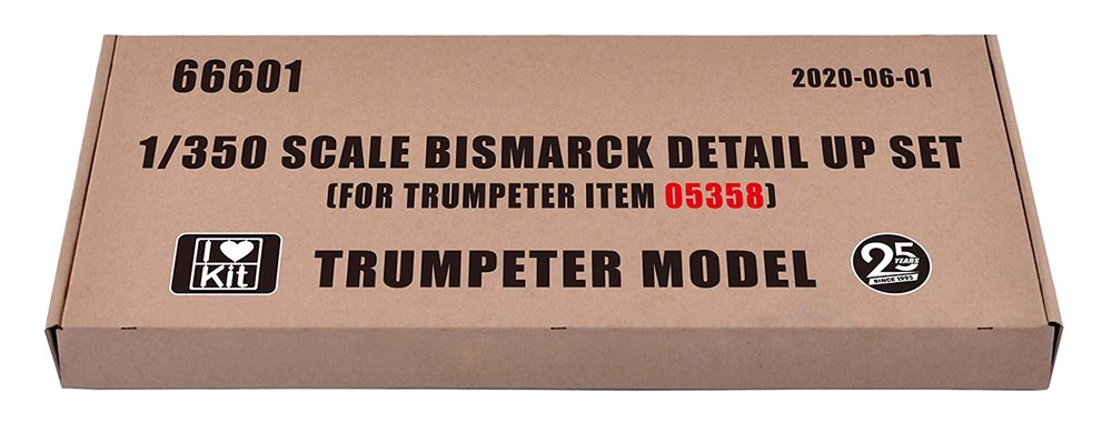 I Love Kit 66601 AV-8B Bismarck 1941 Detail-up Set for Trupmeter 05358 1/350 – zdjęcie 2
