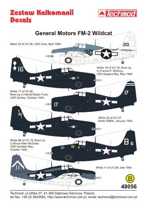 Techmod 48056 - General Motors FM-2 Wildcat 1/48 – image 2