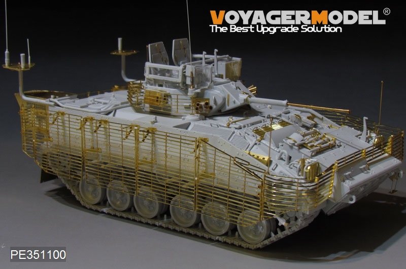 Voyager Model PE351100 Modern British FV510 Worrior TES(H) AIFV w/Slat Amour 2011 VER Upgrade Set（For MENG SS-017） 1/35 – zdjęcie 3