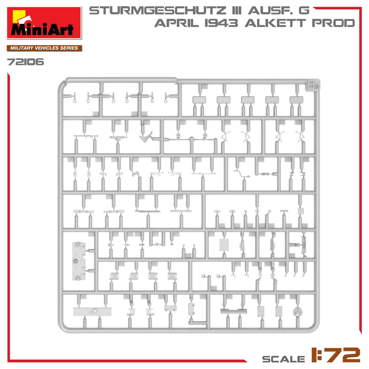 MiniArt 72106 STURMGESCHUTZ III AUSF. G, AVRIL 1943 ALKETT PROD. 1/72 – image 13