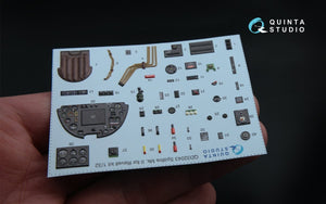 Quinta Studio QD32043 Spitfire Mk. II 3D-Printed &amp;amp; colored Interior on decal paper (for Revell kit) 1/32 – image 4