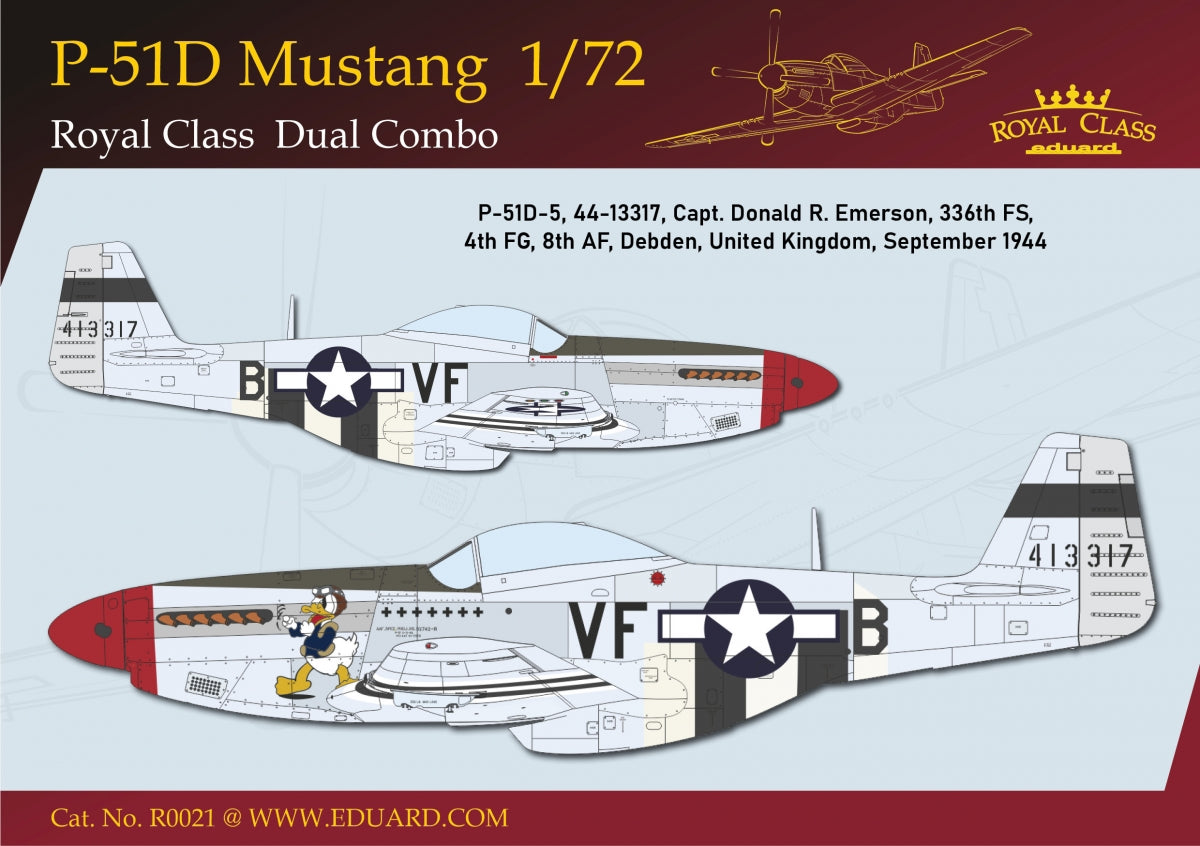 Eduard R0021 P-51D MUSTANG DUAL COMBO 1/72 – zdjęcie 23
