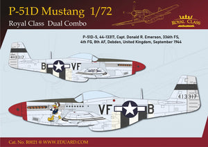 Eduard R0021 P-51D MUSTANG DUAL COMBO 1/72 – zdjęcie 23