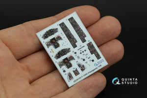 Quinta Studio QD48150 F-104S 3D-Printed &amp;amp; colored Interior on decal paper (Hasegawa) 1/48 – image 6