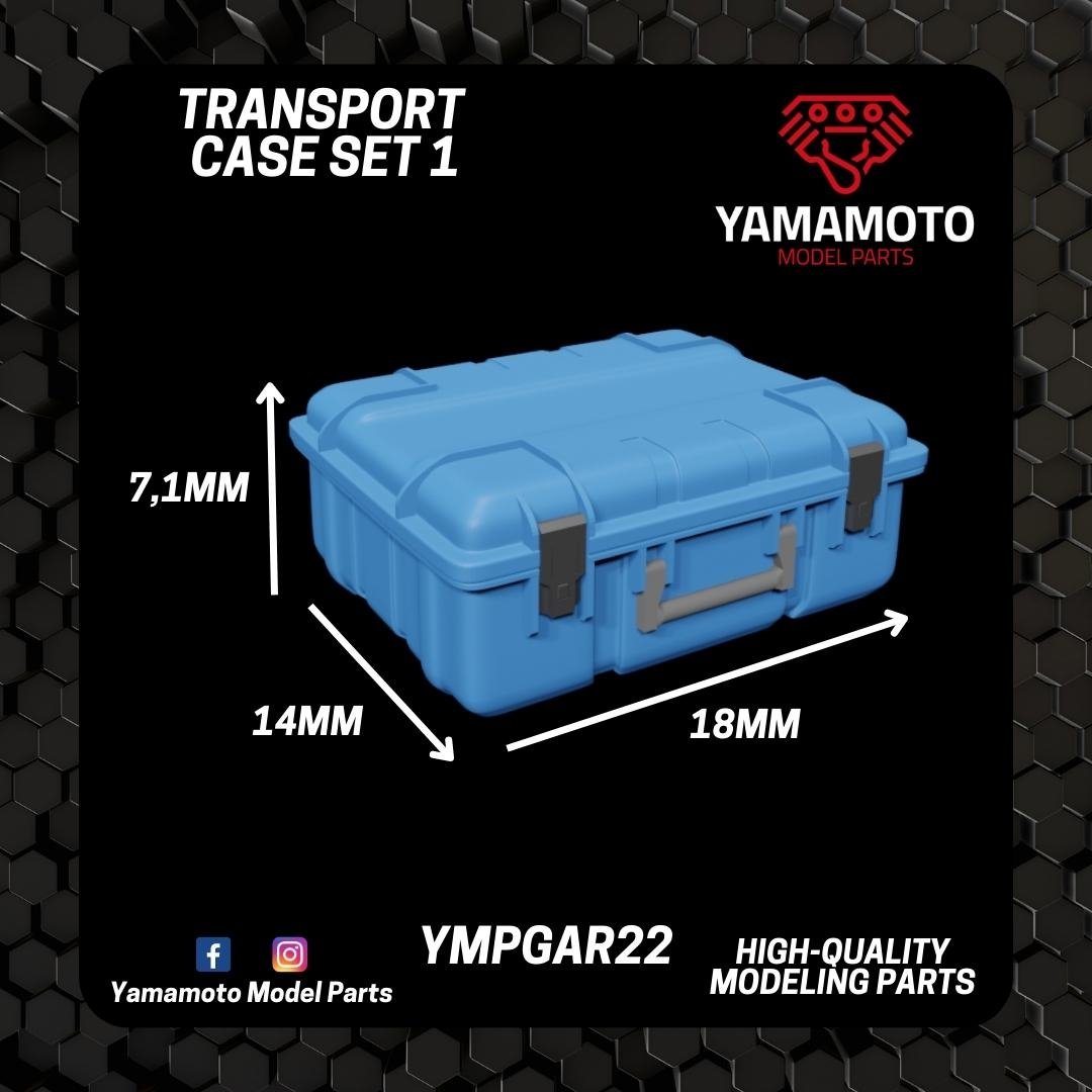 Yamamoto YMPGAR22 Transport Case Set 1 - Type A 1/24 – zdjęcie 2