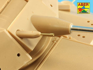 Aber 35L-180 25mm M242 Bushmaster early chain gun barrel &amp;amp; 7,62mm M240 machine gun barrel used on early M2/M3 Bradley or LAV-25 1/35 – zdjęcie 4
