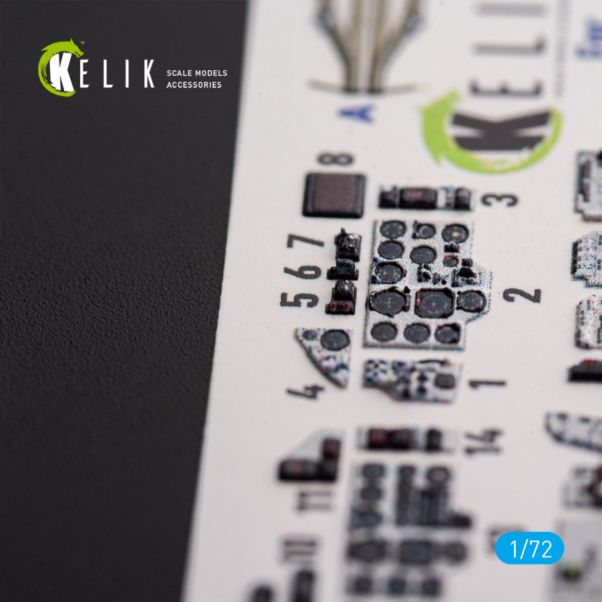 Kelik K72167 SU-17M4P/22M4 - interior 3D decals for ModelSvit kit 1/72