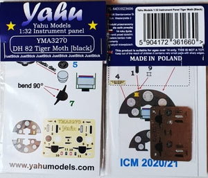 Yahu YMA3270 Tiger Moth (black) ICM 1/32