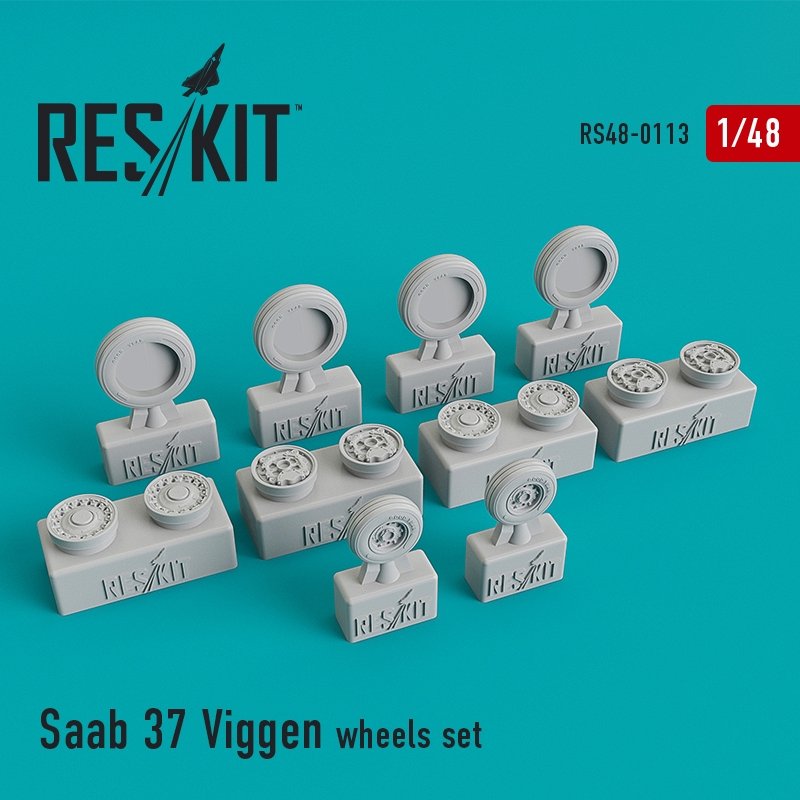 RESKIT RS48-0113 Saab 37 Viggen wheels set 1/48