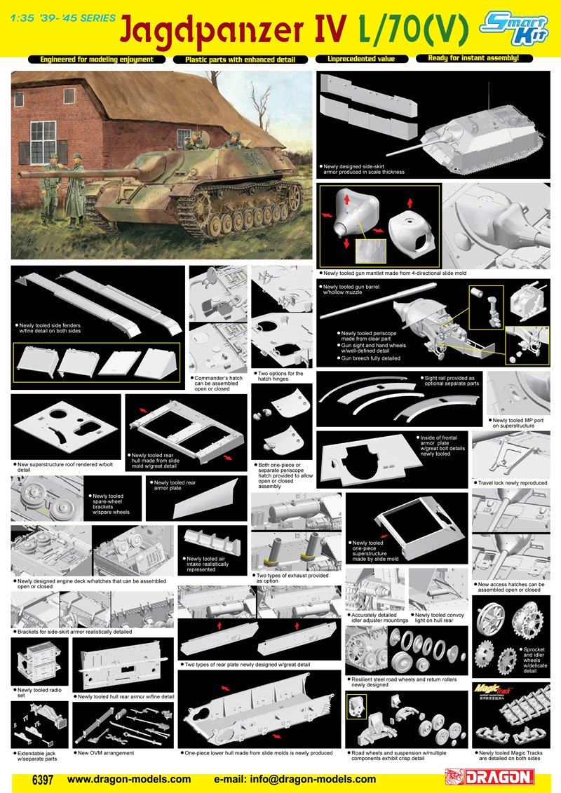 Dragon 6397 Jagdpanzer IV L/70 1/35 – zdjęcie 2