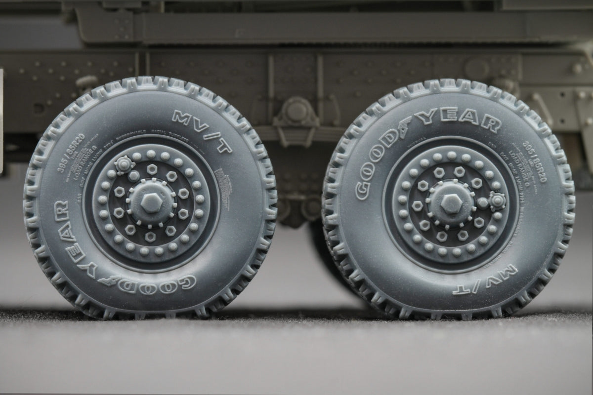 ScaleX WM 35011S HIMARS V1 Sagged wheel set (for Trumpeter) 1/35