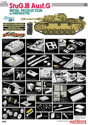 Cyber Hobby 6598 StuG.III Ausf.G Initial 1/35 – image 2