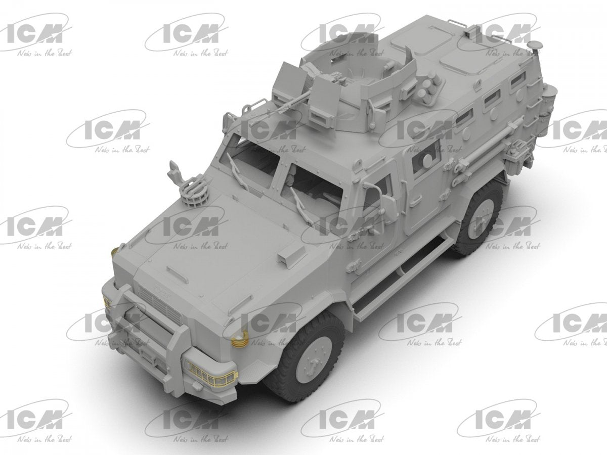 ICM 35014 Kozak-2 Ukrainian MRAP-class Armored Vehicle 1/35 – image 3