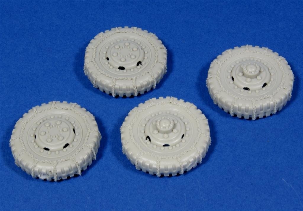 Panzer Art RE35-136 Road wheels witch chains for M3 “Scout Car” 1/35 – zdjęcie 2