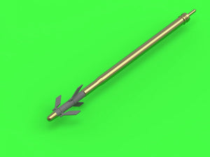 Master AM-72-110 Mi-24 (Hind D/E) - JakB-12.7 machine gun barrel and DUAS probe (metal and resin parts) 1/72 – zdjęcie 4