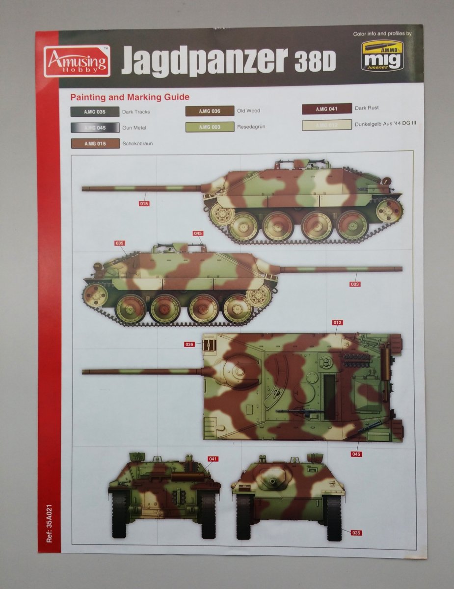 Amusing Hobby 35A021 Jagdpanzer 38(D) 1/35 – zdjęcie 4