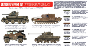 Hataka HTK-AS22 British AFV paint set (WW2 European colors) (6x17ml) – image 2