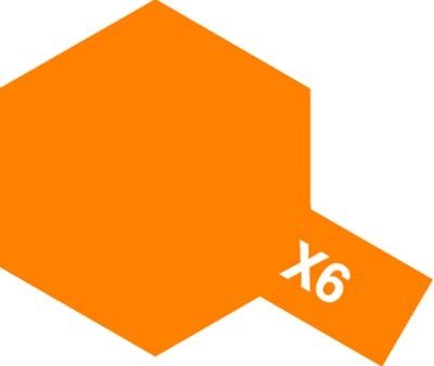 Tamiya X6 Orange (81506) Acrylic paint 10ml – zdjęcie 2