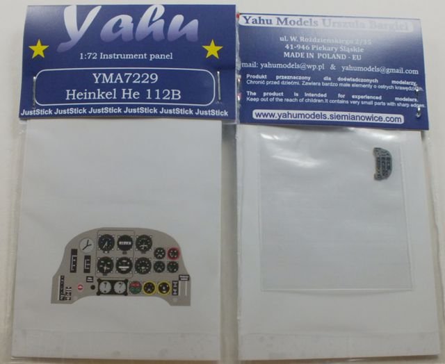 Yahu YMA7229 He 112B (RS) 1/72