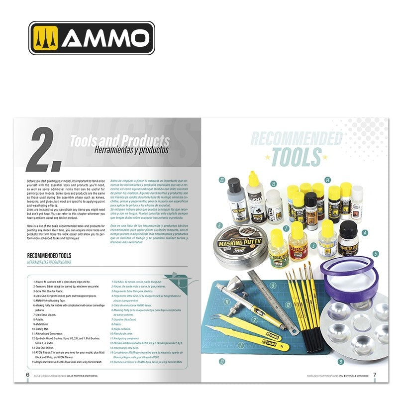 Ammo by Mig 6301 Scale Modeling for Beginners Vol. 2: Paint &amp;amp; Weathering (Bilingual) – zdjęcie 4