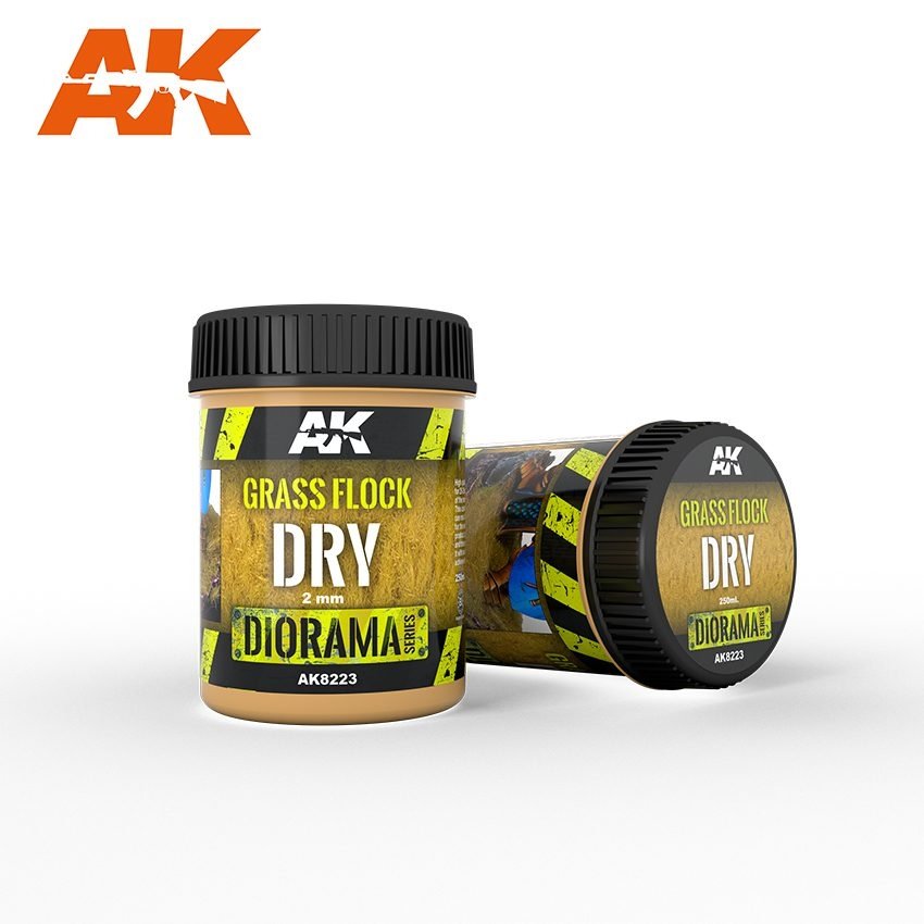 AK Interactive AK8223 GRASS FLOCK 2MM DRY / Grass topping – image 2
