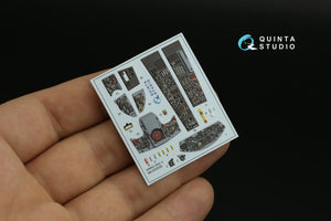 Quinta Studio QDS-32188 F-104J 3D-Printed coloured Interior on decal paper (Italeri) (small version) 1/32 – zdjęcie 5
