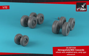 Armory Models AW72508 Concorde wheels w/ weighted tires, early 1/72 – zdjęcie 4