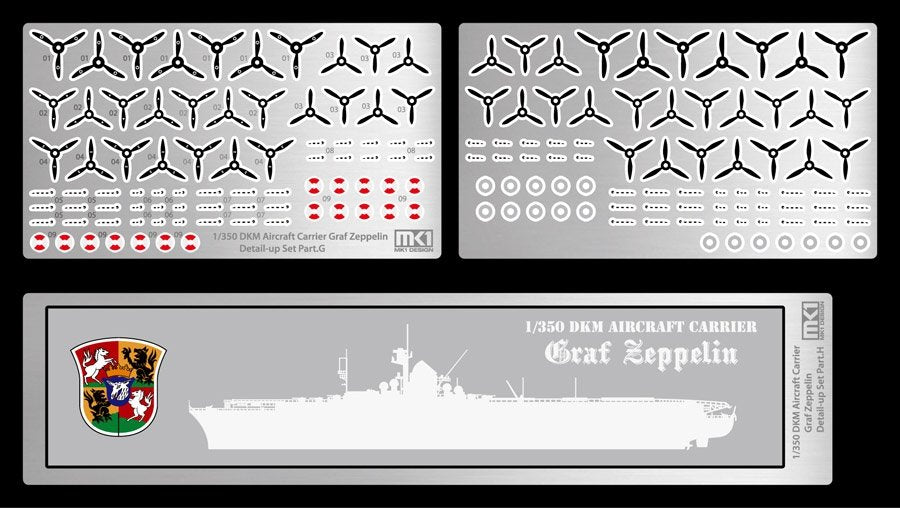 MK1 Design MD-35028 DKM Graf Zeppelin DX 1/350 – zdjęcie 5