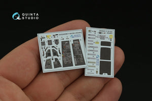 Quinta Studio QD48388 F-16A MLU 3D-Printed &amp;amp; coloured Interior on decal paper (Kinetic) 1/48 – zdjęcie 4