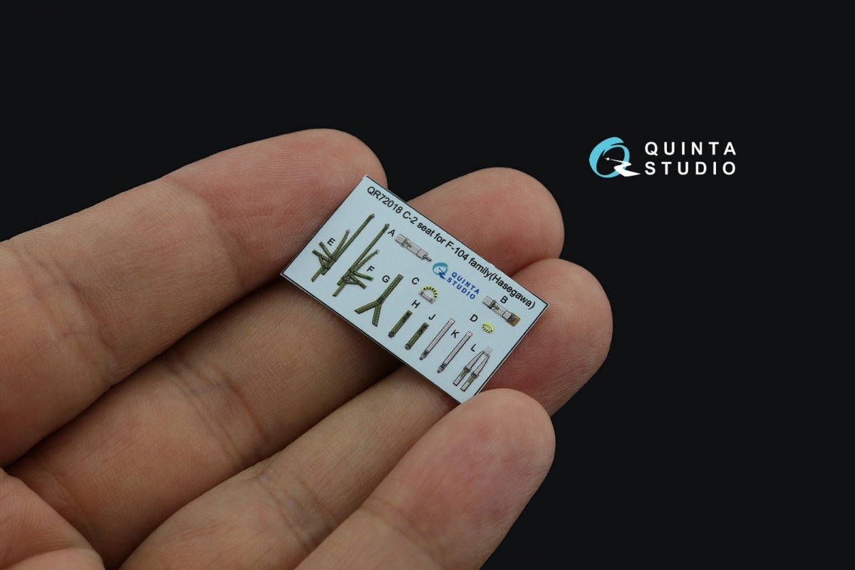 Quinta Studio QD72103 CF-104 early 3D-Printed &amp;amp; coloured Interior on decal paper (Hasegawa) 1/72 – zdjęcie 6