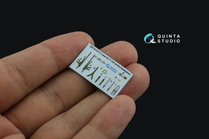 Quinta Studio QD72103 CF-104 early 3D-Printed &amp;amp; coloured Interior on decal paper (Hasegawa) 1/72 – zdjęcie 6