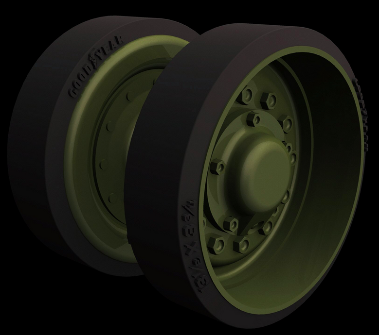 Panzer Art RE35-651 M4 “Sherman” HVSS Idler wheels 1/35 – zdjęcie 3