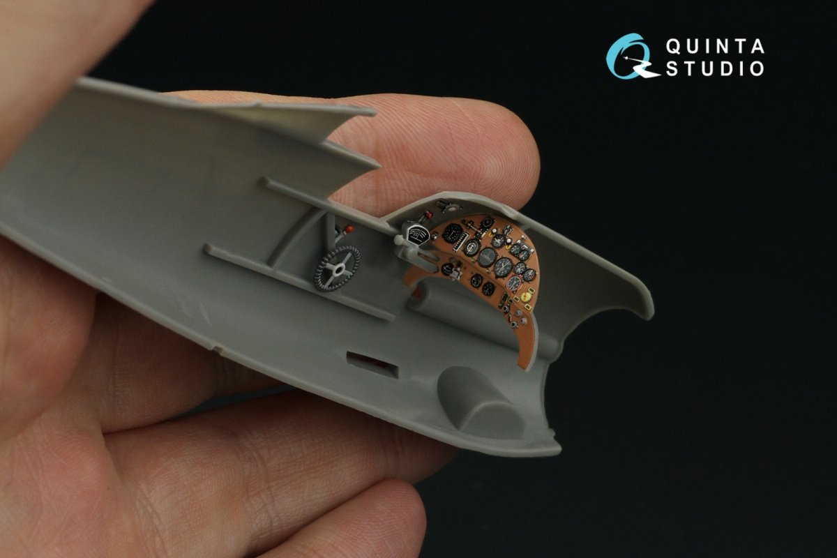 Quinta Studio QD48297 Gloster Gladiator MKI 3D-Printed &amp;amp; coloured Interior on decal paper (Roden) 1/48 – zdjęcie 6