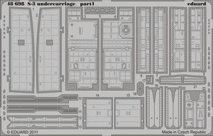 Eduard 48698 S-3 undercarriage 1/48 Italeri – zdjęcie 2