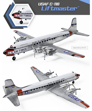 Academy 12634 USAF C-118 Liftmaster 1/144 – zdjęcie 6