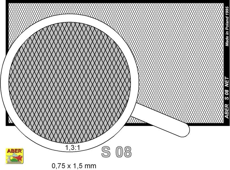 Aber S-08 Net 0,75 x 1,5 mm – zdjęcie 2